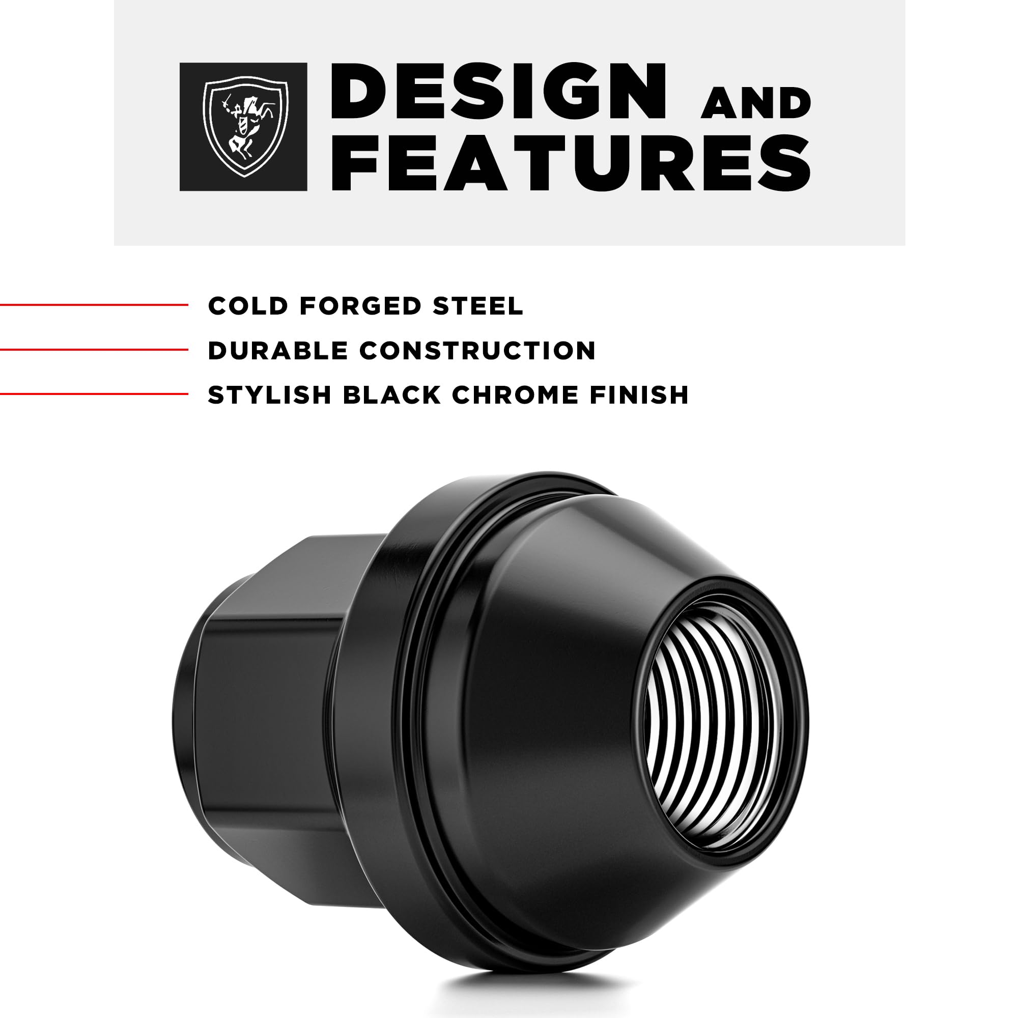 Amazon.com: White Knight M14x1.5 Lug Nuts for Select Ford Edge